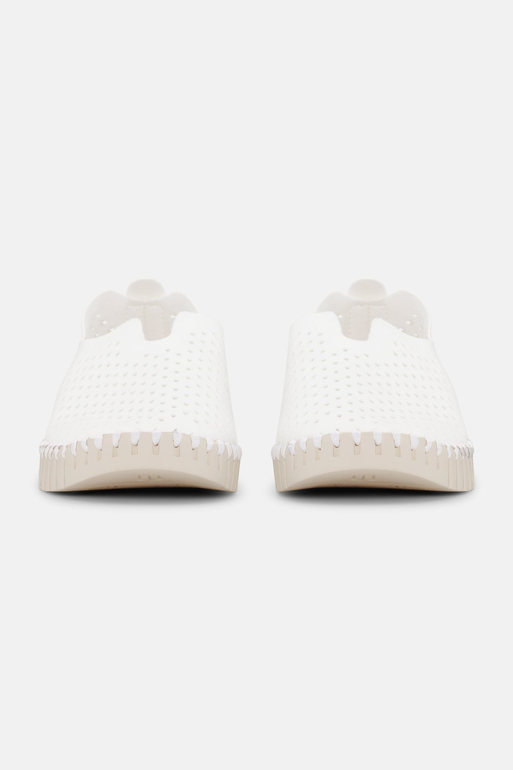 Tulip Mocassins - White